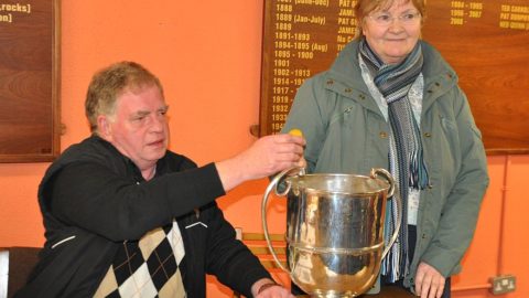 Teasie Brennan makes the St. Canices Credit Union Senior Hurling Championship Draws in Nowlan Park.