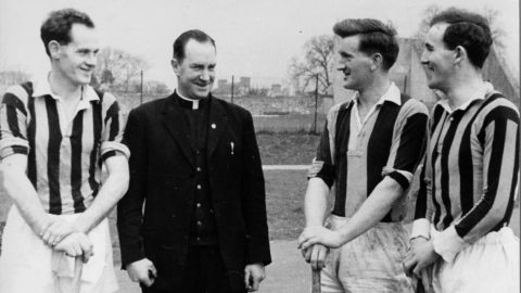 Ted Carroll, Billy Murphy and Eddie Keher with Fr Tommy Maher 1960s