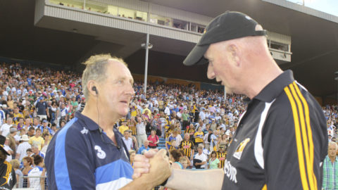 Michael Ryan [Waterford] and Brian Cody [Kilkenny] Managers